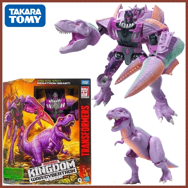 

In Stock Takara Tomy Transformers G Series Kingdom WFC-K10 Beast Megatron/T-Rex Movable Figure Robot Model Gifts