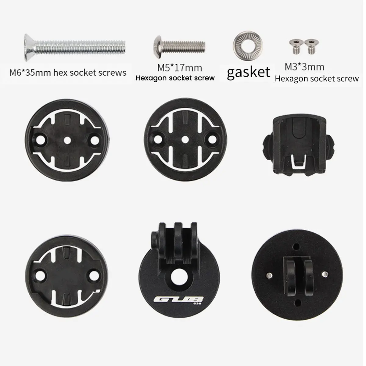 حامل تثبيت بغطاء علوي لجذع الدراجة ABJV مع 4 محولات قابلة للتعديل لـ #6