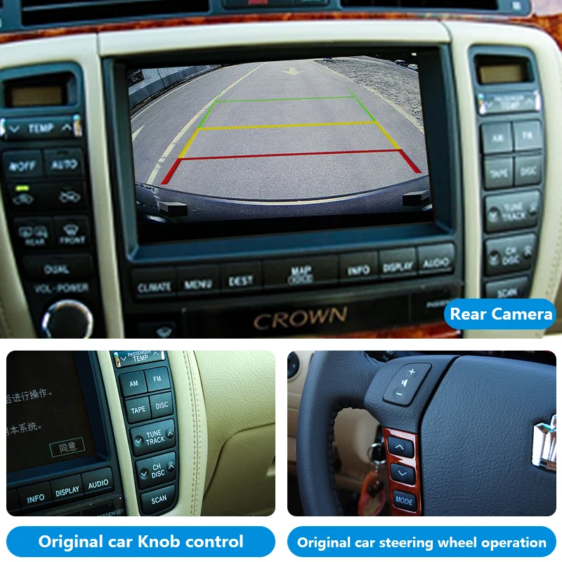 Crown Upgrade Multimedia Wireless CarPlay Android Auto Decoder Module Interface Kit For 2006-2008 Crown