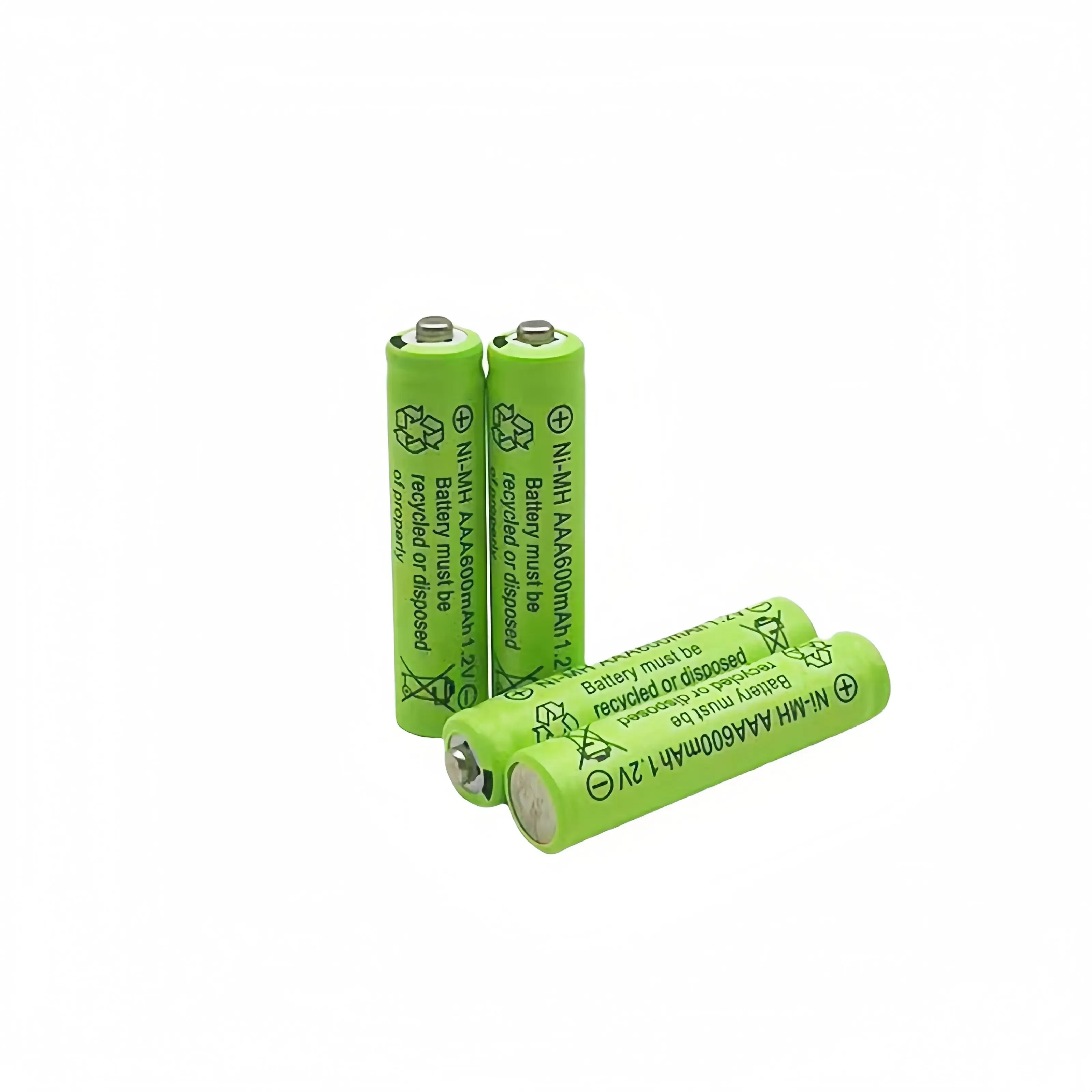 AAA 1.2V 600mAh nickel hydrogen rechargeable battery, suitable for clock, toy, mouse battery, charger.