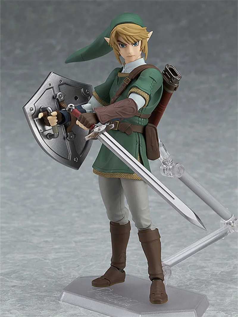 Luxuriöses Skyward-Schwert Figma 320 Link Zelda Twilight Princess DX Ver. Actionfigur Breath Of The Wild Figura Modellspielzeug 16CM – Detail 9