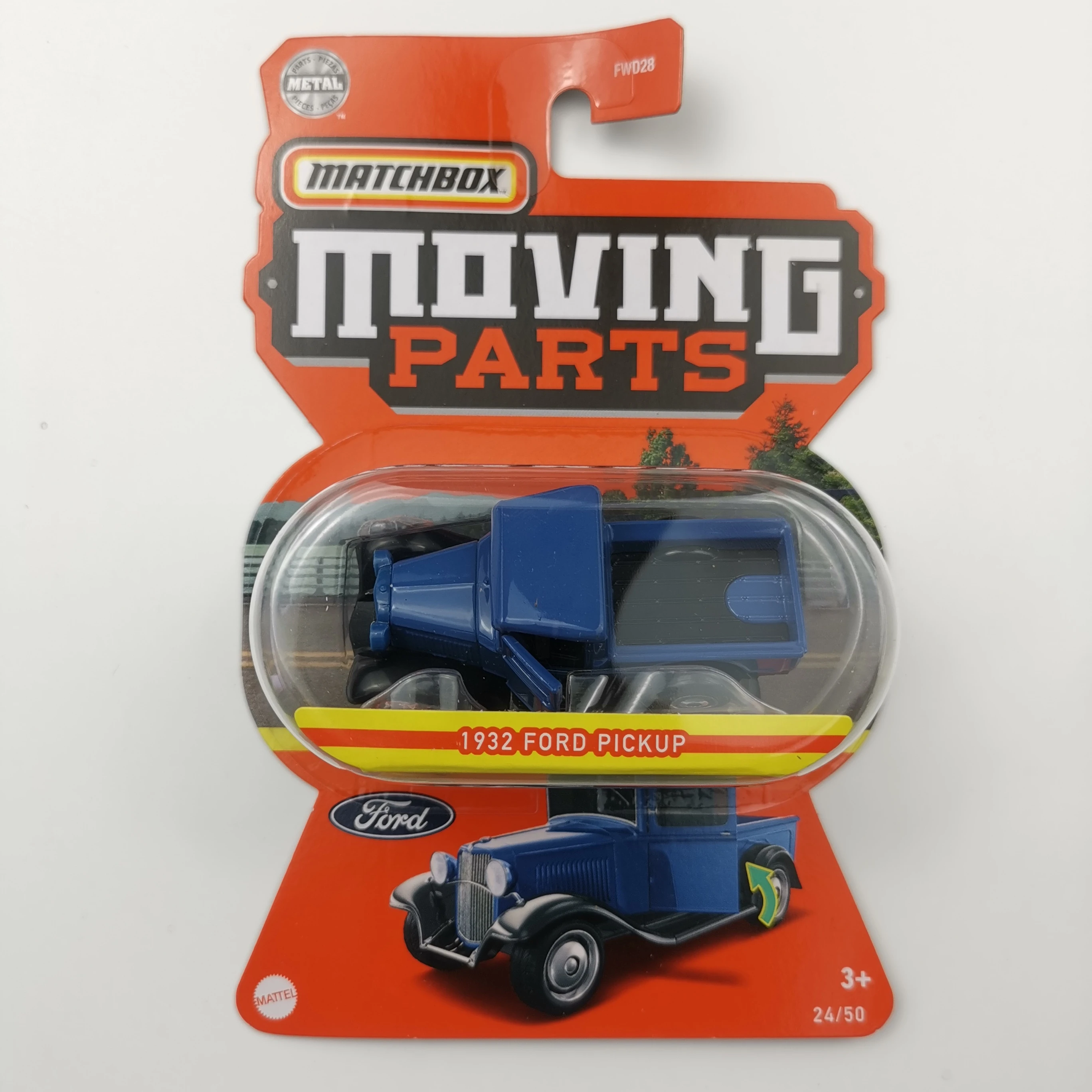 2022 Matchbox Moving Parts 1932 FORD PICKUP 1/64 Die-cast Collection Model FWD28