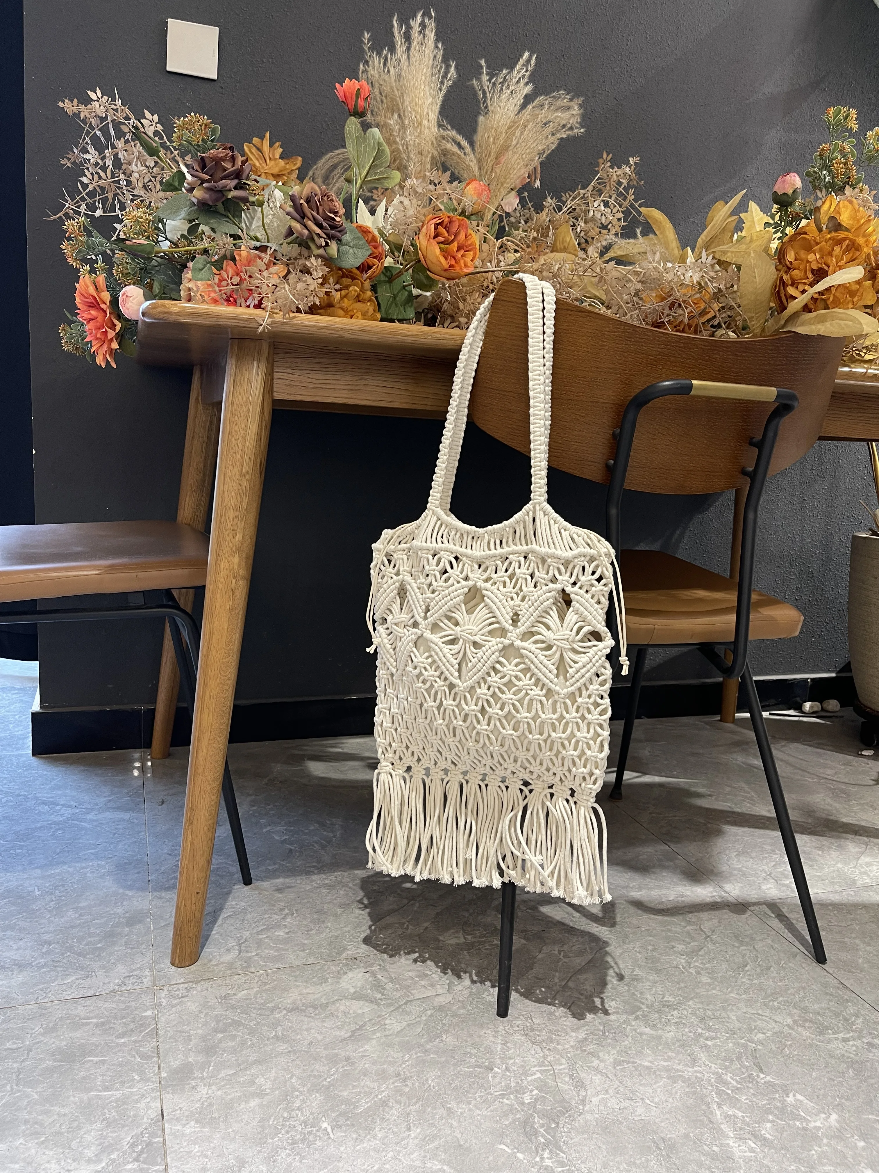 Ethnic wind underarm braided bag Women's 2024 new summer shoulder bag Bohemian wind Su straw braided bag