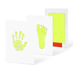 Baby Footprint Kit Skin Baby Handprint Kit Ink-free Baby Footprint Handprint Kit for Newborns Pets Clean Safe for Precious