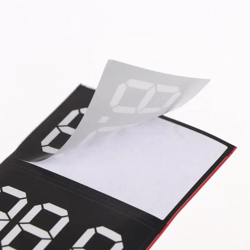 

100Pcs Self Adhesive Erasable Mark Cards With Writing Pen Digital Price Tags For Retail Shops Supermarkets Grocery Stores