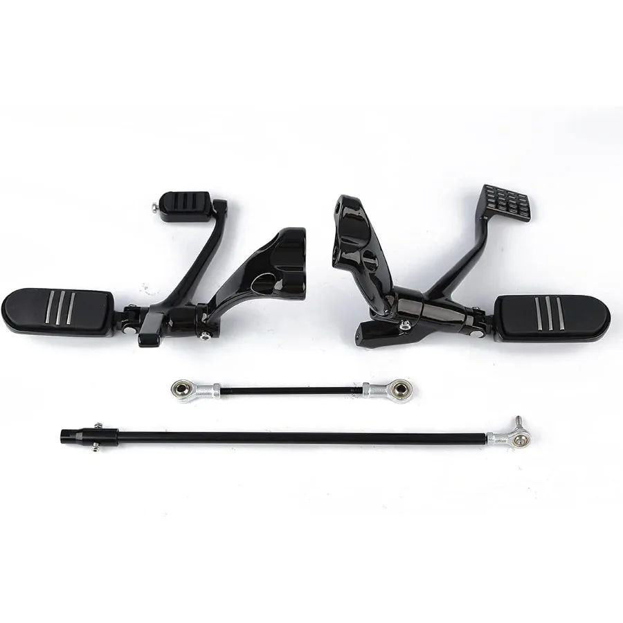 مجموعة التحكم الأمامية رافعة Footpeg لـ Harley Sportster XL883 XL1200 20142022 راحة ركوب الدراجات النارية وتعزيز التحكم
