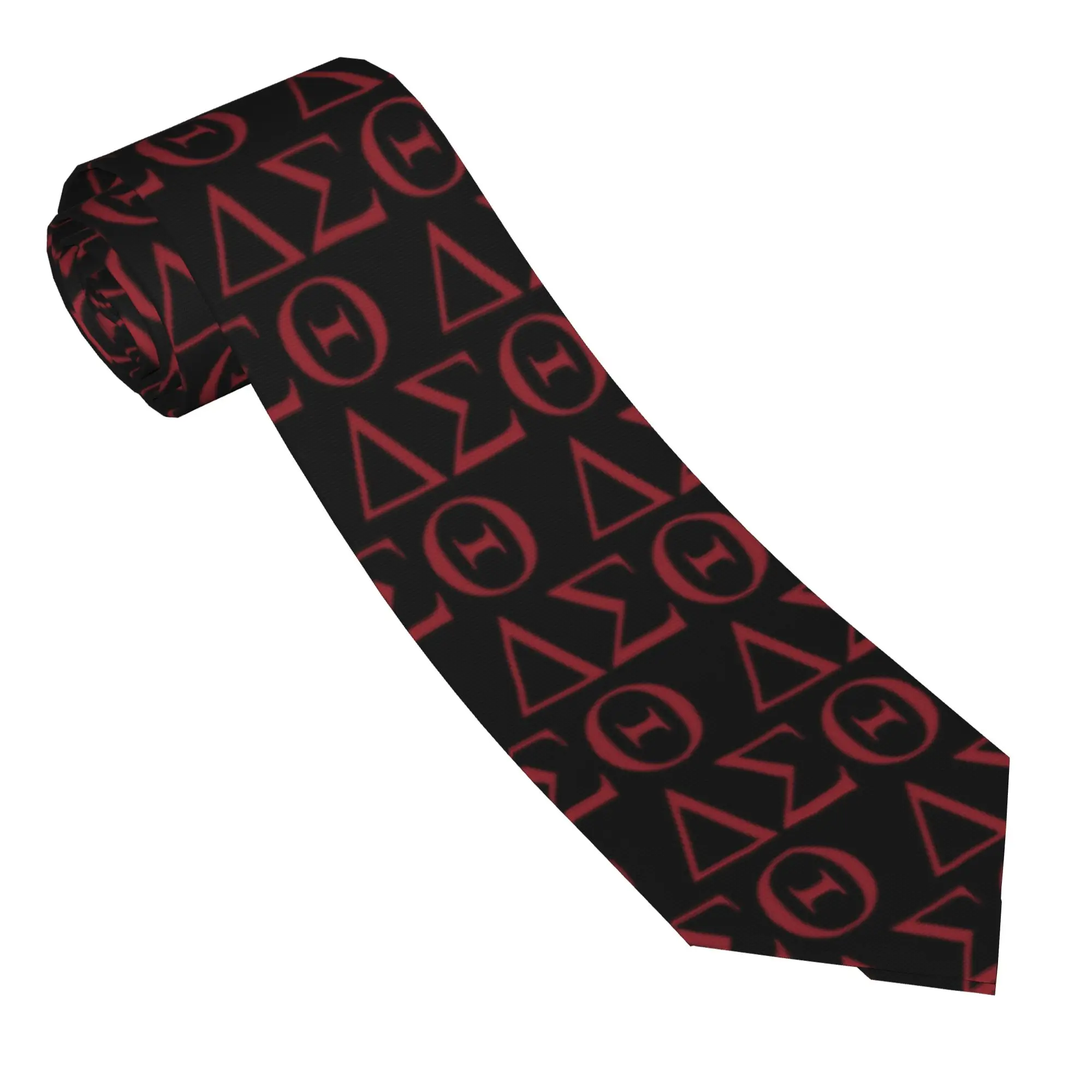 Delta Sigmas Thetas Tie  Daily Wear Neck Ties Adult Retro Trendy Necktie Accessories High Quality Custom DIY Collar Tie