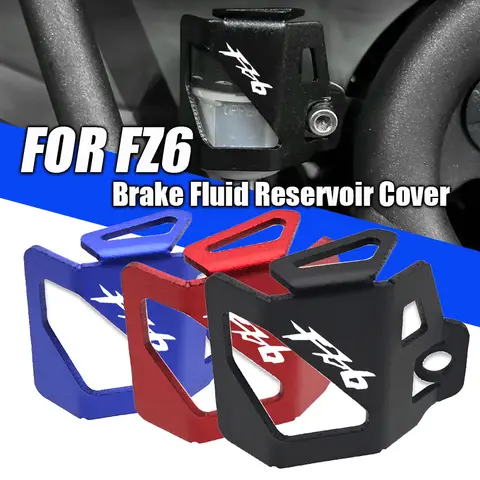 For Yamaha FZ6 FZ-6 FZ 6 6N FZ-6N S2 FZ-6N FZ Motorcycle CNC Rear Brake Fluid Reservoir Guard Cover Protector