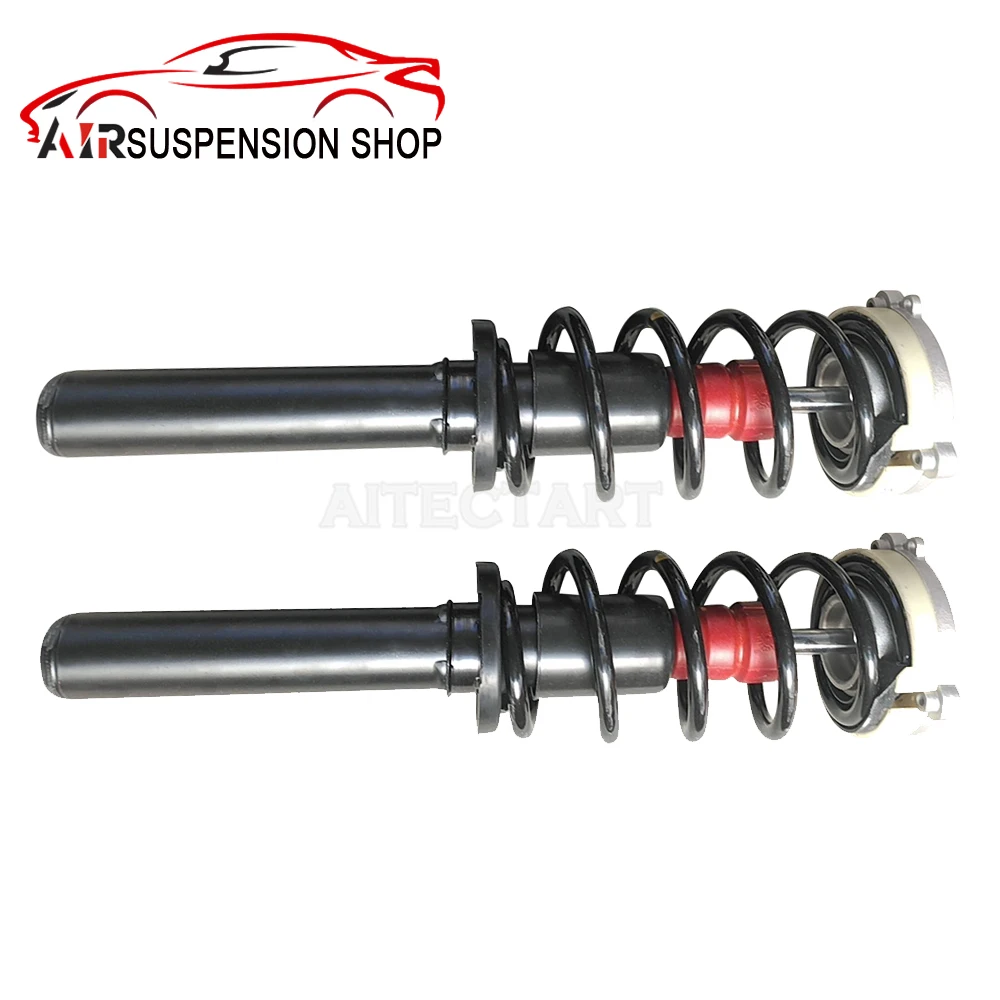 For Audi A4 S4 8W B9 2015-2019 1 Pair Front Left +Right Air Shock Absorber Assembly Without ADS 8W6413061 8W0413031AA