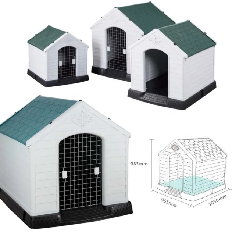 

Plastic Large Waterproof Dog Home OEM Indoor Outdoor Dog Play Rest Bed House Pet Kennel on Sale