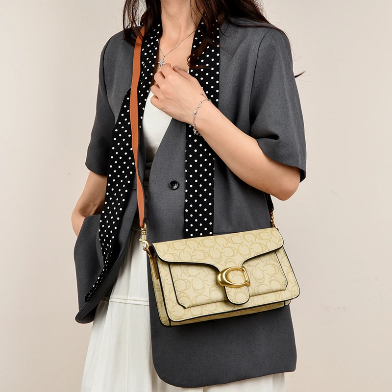 여성용 럭셔리 브랜드 클래식 핸드백, 부드러운 가죽의 인기 숄더백, 유명 디자이너 크로스바디 백