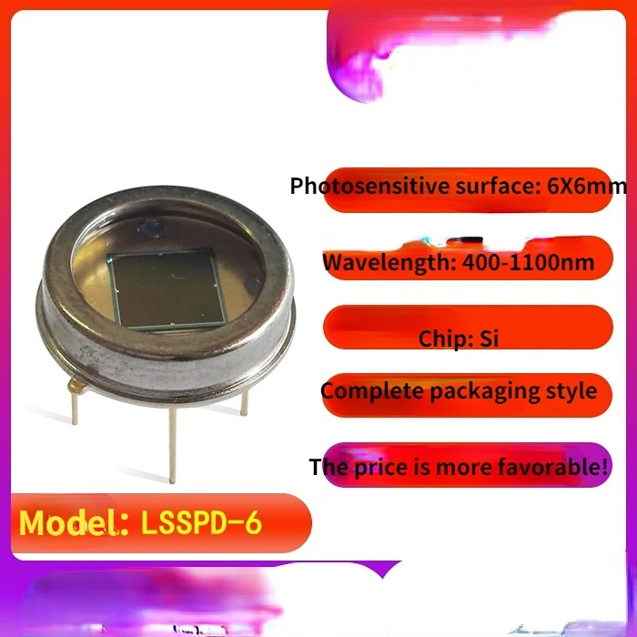 

LSSPD-6 400-1100nm 6mm Silicon PIN Photodetector Diode