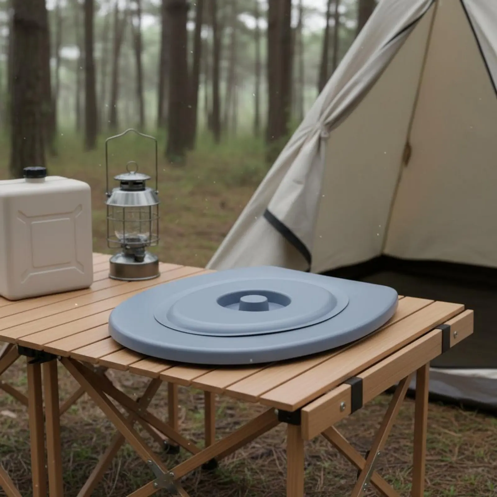 

Портативное сиденье для унитаза из утолщенного материала, переносное сиденье-туалет, легко чистится, водонепроницаемое, для строителей