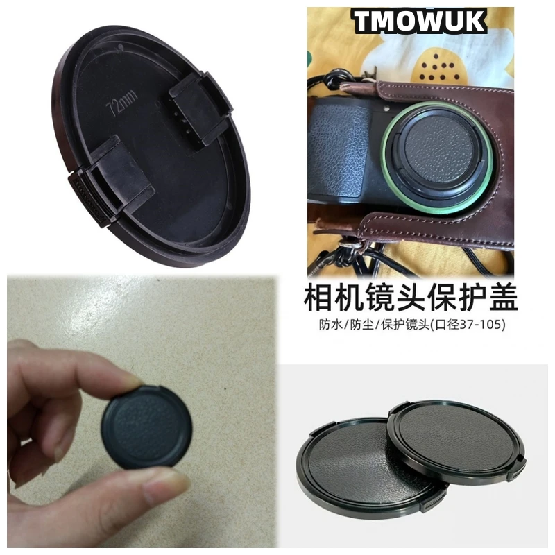 

For Nikon D750 D780 D800 D800E D810 D810A D850 D500 D3000 D3100 Camera Lens Cap Protective Cover Center Pinch Snap-on 49mm 52 55