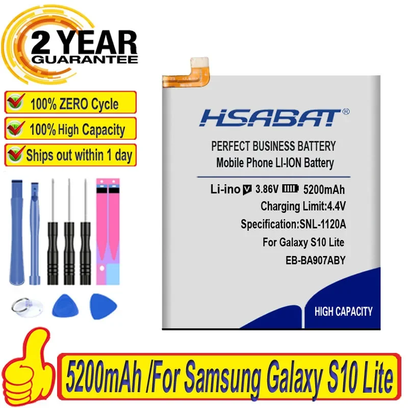 HSABAT EB-BG920ABE Battery for Battery for Samsung Galaxy S6 S7 S8 S9 S21 edge Plus Active S10e S10 S20 FE 5G Ultra