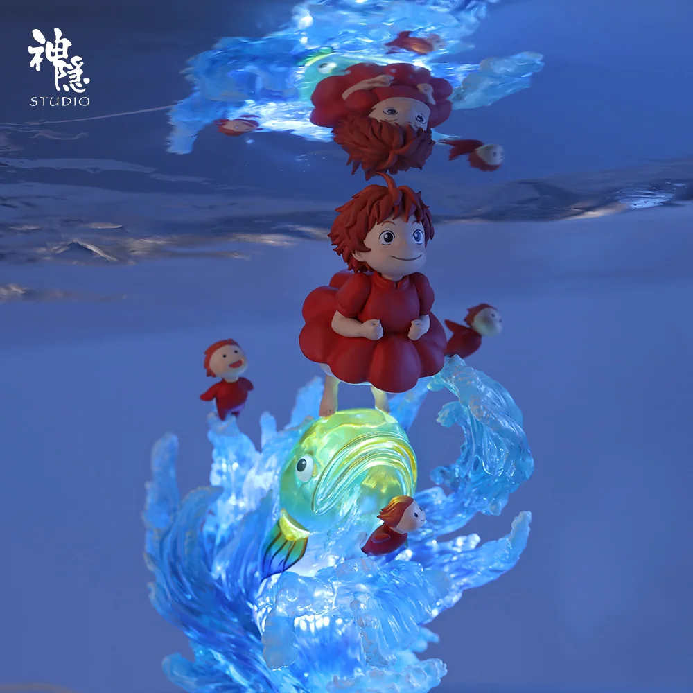 22cm Goldfish Hime On The Cliff Goldfish Hime Tripping Statue Collect Toy High Quality Handmade Desktop Ornament Boy Girl Gift