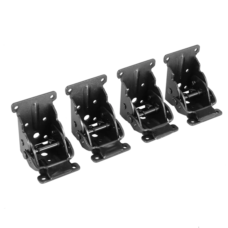 4Pcs Support Frame Self-Locking Hinge Table Leg Fittings And Gussets - For Folding Legs Folding-A73M