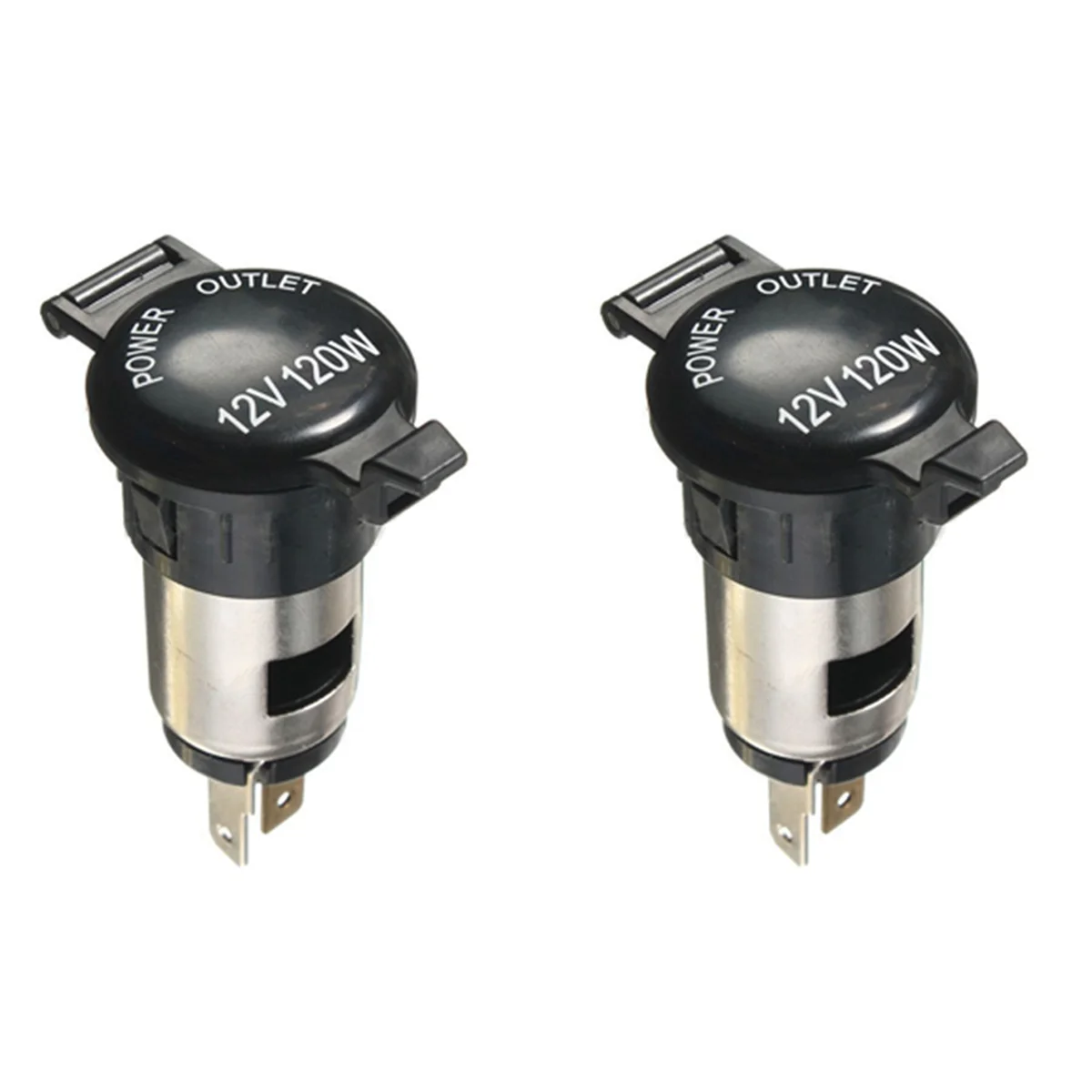 

2X 12V 120W Cigarette Lighter Power Socket Plug Outlet for Car Motorcycle Boat