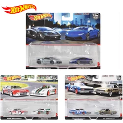 Original Hot Wheels Premium Car Culture Diecast 1:64 Voiture Lamborghini Aventador Coupe Nuracan BMW Ford Boys Toys for Children