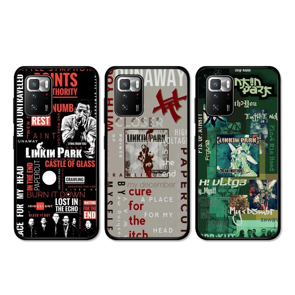 Band L-Linkins Cool P-Parks Phone Case For Redmi 5 6 7 8 9 10 Plus Pro 6 7 8 9 A GO K20 K30 K40 Pro Plus F3 Fundas