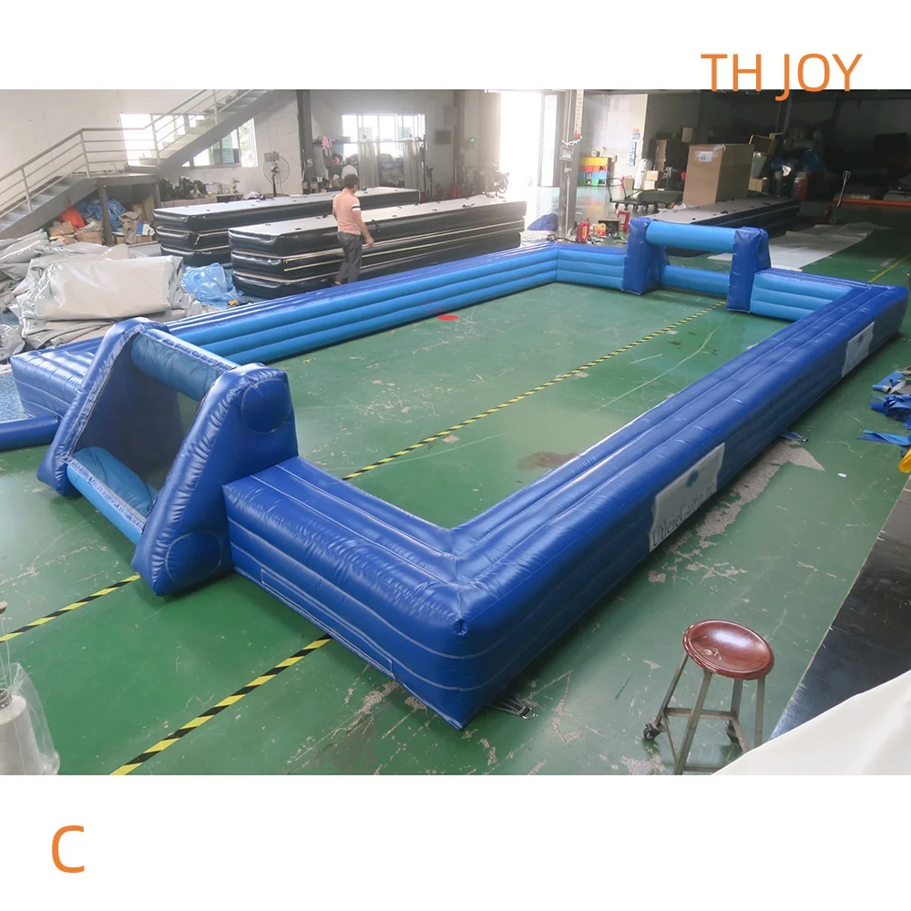 Champ de football gonflable terrain de football terrain de sport Arena terrain de football gonflable commercial en PVC