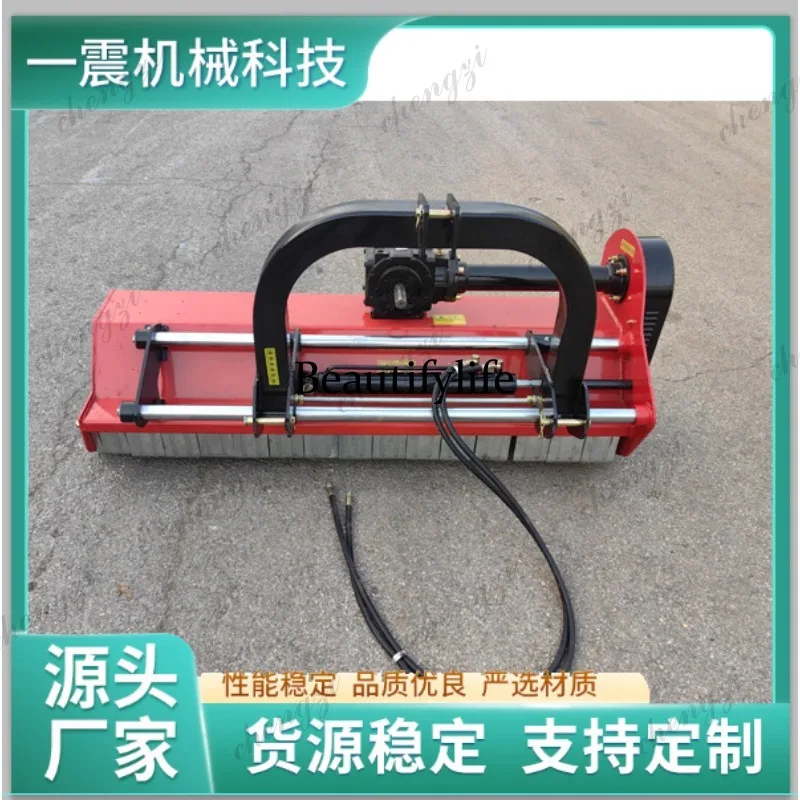 A81 Orchard lawn machine, hydraulic side-moving grass crusher, corn straw crushing and returning machine