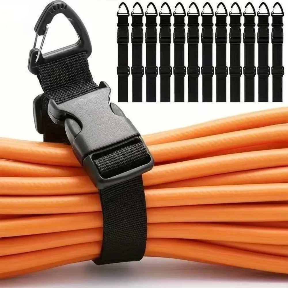 1/5PCS Nylon Extension Cord Organizer Triangular Hanging Hook Adjustable Cord Hanger Reusable With Handle Hose Storage Strap