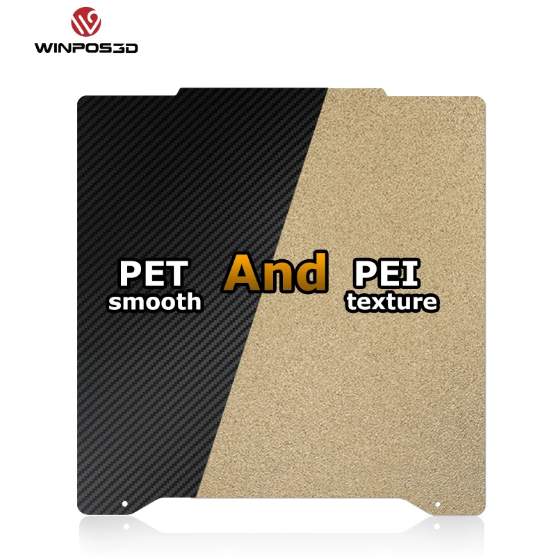 For Prusa Mini 190x190mm Upgrade Build Plate Double Sided Smooth PEI Textured PEI Powder Coated Spring Steel Sheet Magnetic Bed