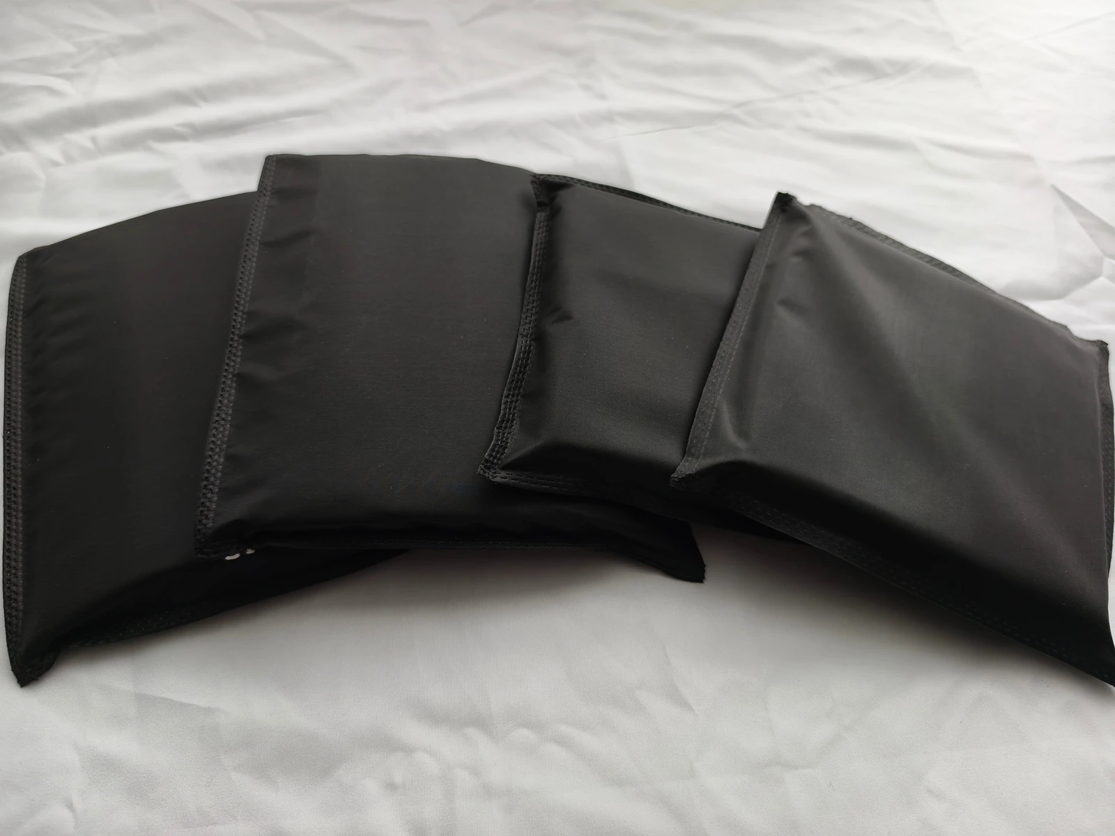 NIJ IIIA 3A 0101.06  Soft Armor Panel Ballistic Vest Bulletproof Board Side Waist Plate 2pcs 6"x8" 6"x6"