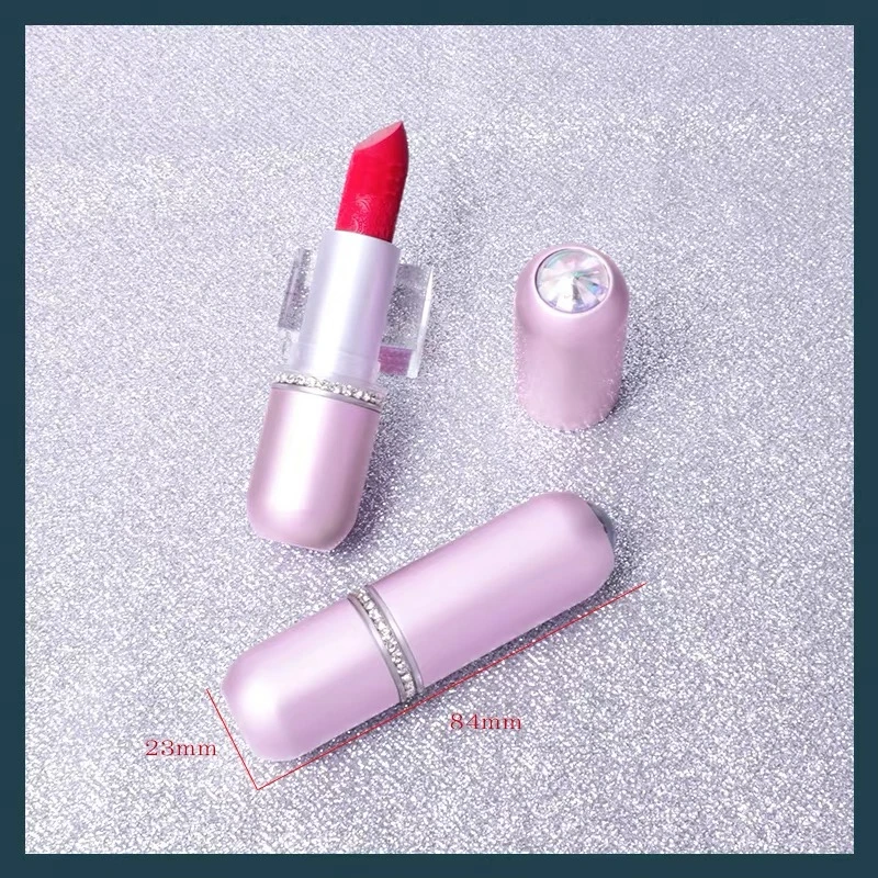 Confezione di tubi per rossetto rotondo rosa di alta qualità da 50 pezzi da 12.1mm