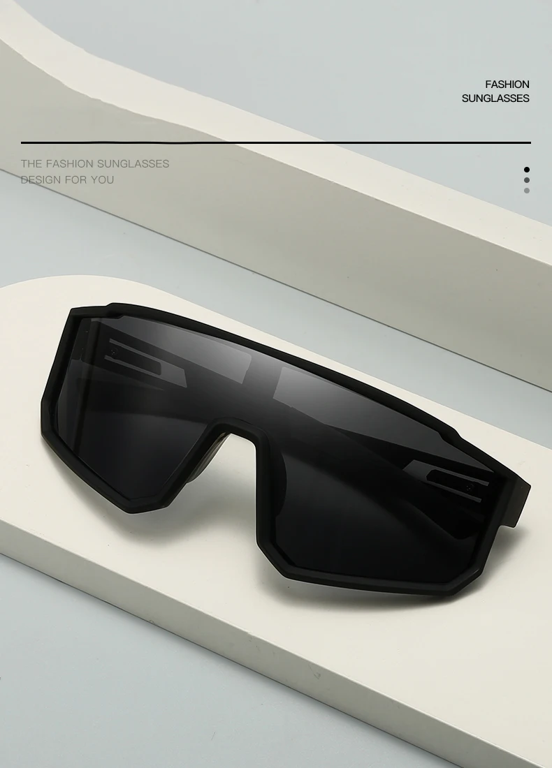 Übergroße Fahrradbrille für Herren, winddicht, farbig beschichtet, Sonnenbrille für Fahrräder, Outdoor-Sport, Motorrad-Sonnenbrille 3258 – Detail 2