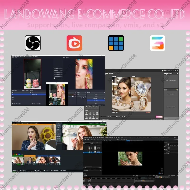 4 Channel PCIe Internal HDMI Video Capture Card 4K 60Hz Multi Platform Live Streaming Capture Card Support Linux