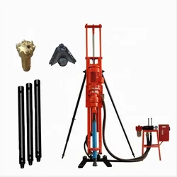 Factory Price Electric Borehole Drilling Rig Dth Drilling Rig with Spare Parts Hydraulic Portable DTH Water Well Drilling Rig