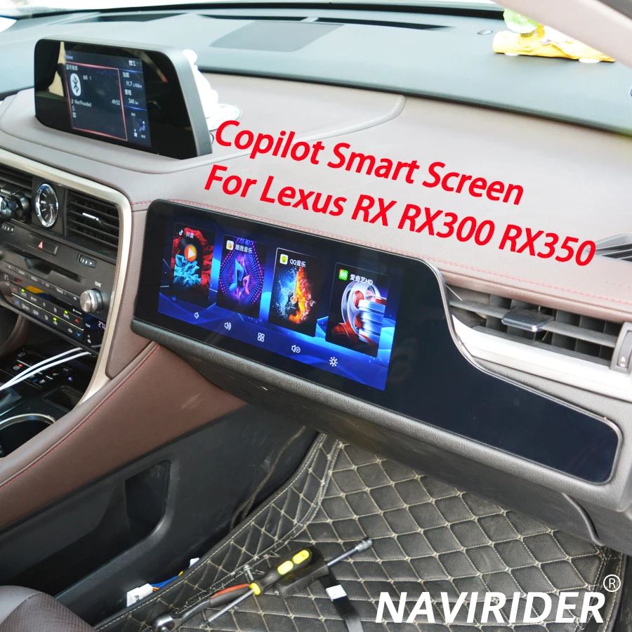 

12.3inch Upgraded Copilot Smart Screen For Lexus RX RX300 RX350 RX200t Rx450h 2016-2022 Carplay GPS Car Radio Multimedia Player