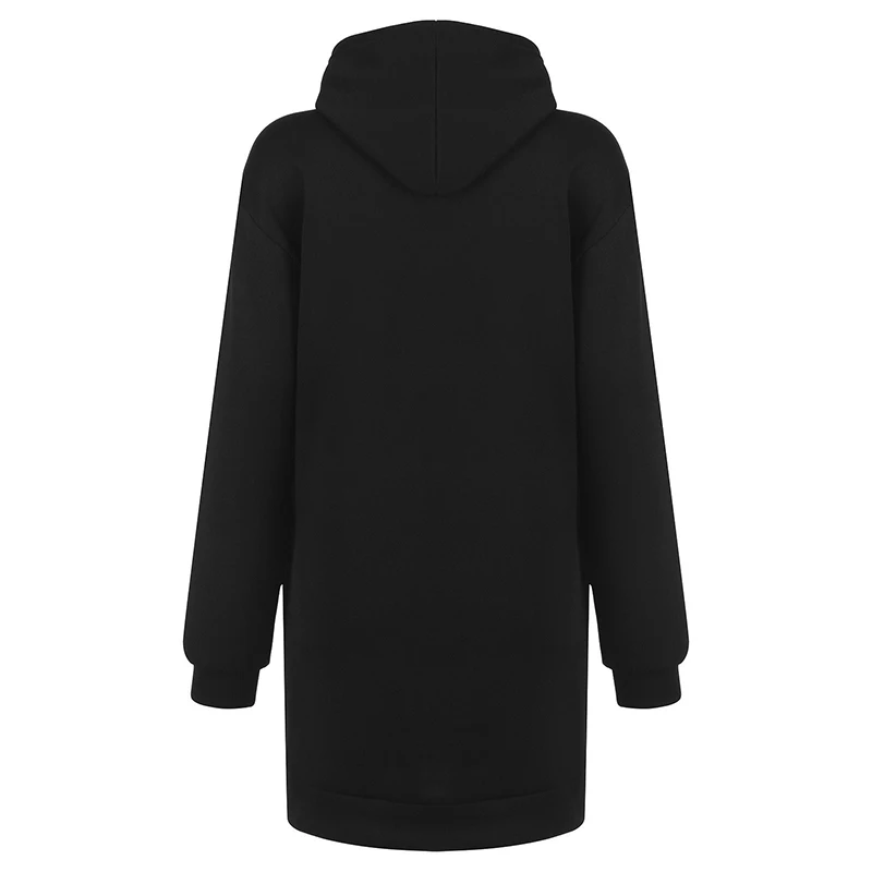 2022 Autumn Casual Women Long Hoodies Chirstams Sweatshirts Snowman Print Hooded New Winter Pockets Pullovers Tops Red Black 5XL