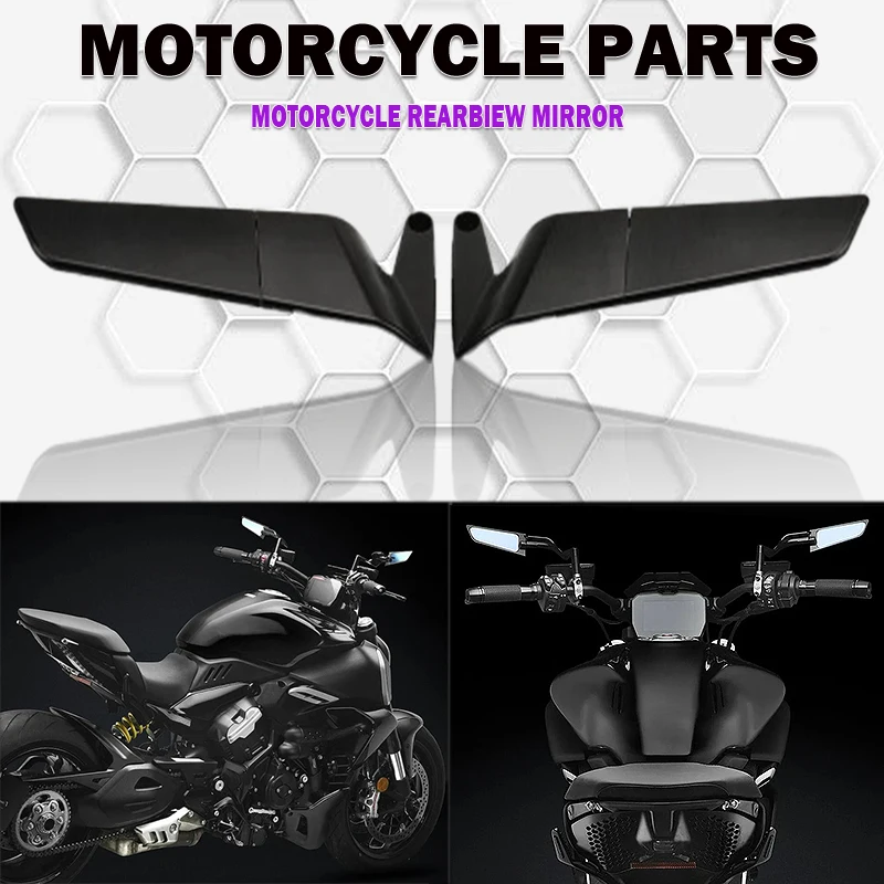 

New For Ducati XDIAVEL X Diavel 1262 S Dark 2021-2023 DIAVEL 1260 S 2019-2020 Motorcycle Rearview Mirrors HD Vision Side Mirrors