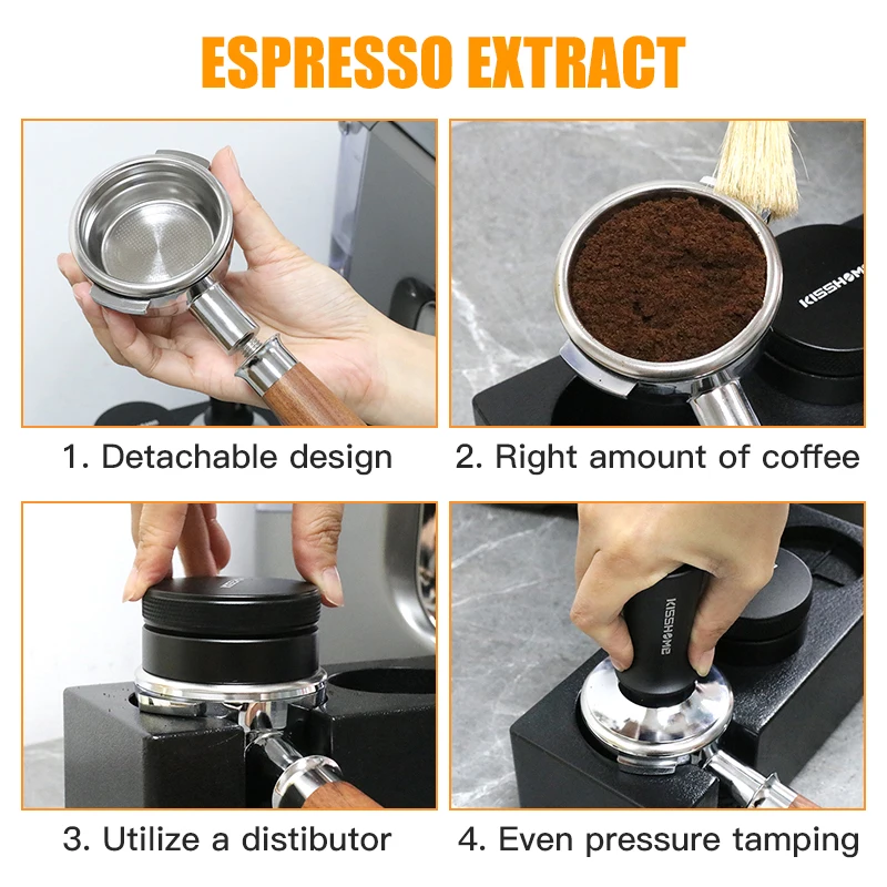 Coffee 58mm Bottomless Portafilter For Nuova Simonelli Appia Oscar Aurelia Wave MUSICA Espresso Machine Barista Accessories