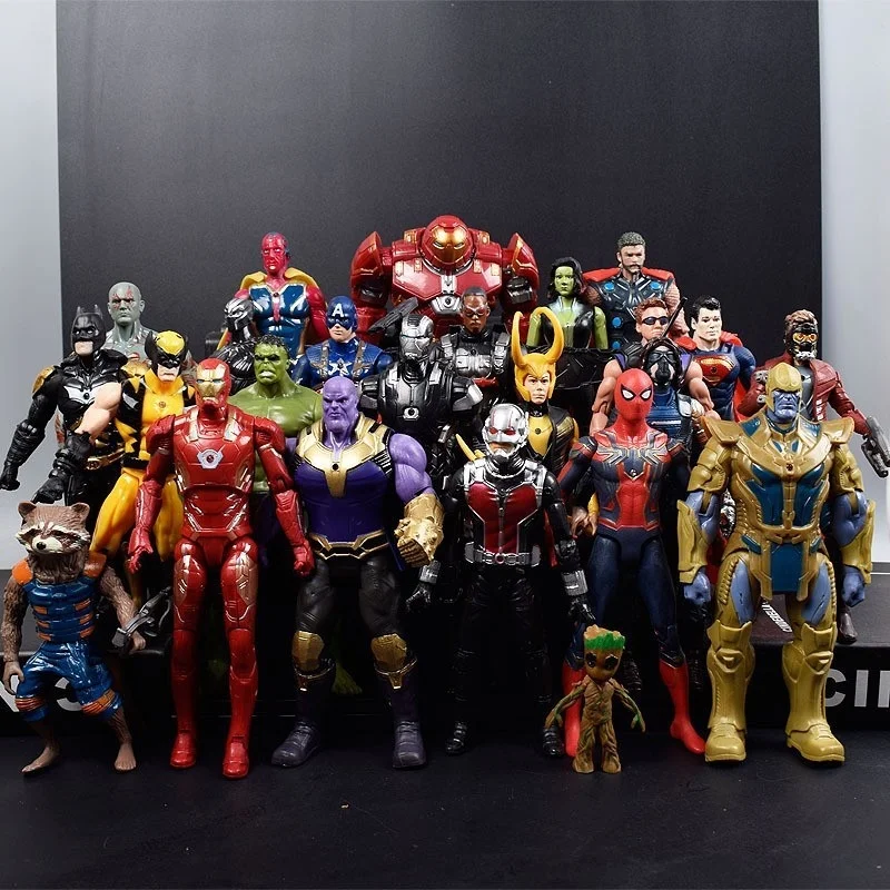 

Union:24piece Handmade Avengers Action Doll Set 21piece Iron Man Spider Man, Usa Team Outfit Boys' Collectibles Christmaas Gifs