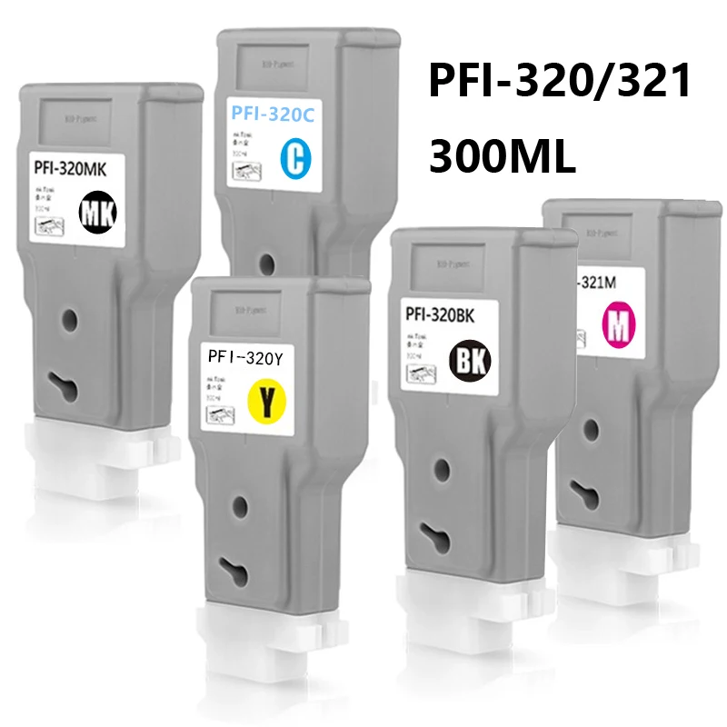 

300ml PFI-321 PFI-320 Compatible Ink Cartridge For Canon TM-200 TM-205 TM-300 TM-305 TM-350 TM-355 TM-250 TM-255 Printer