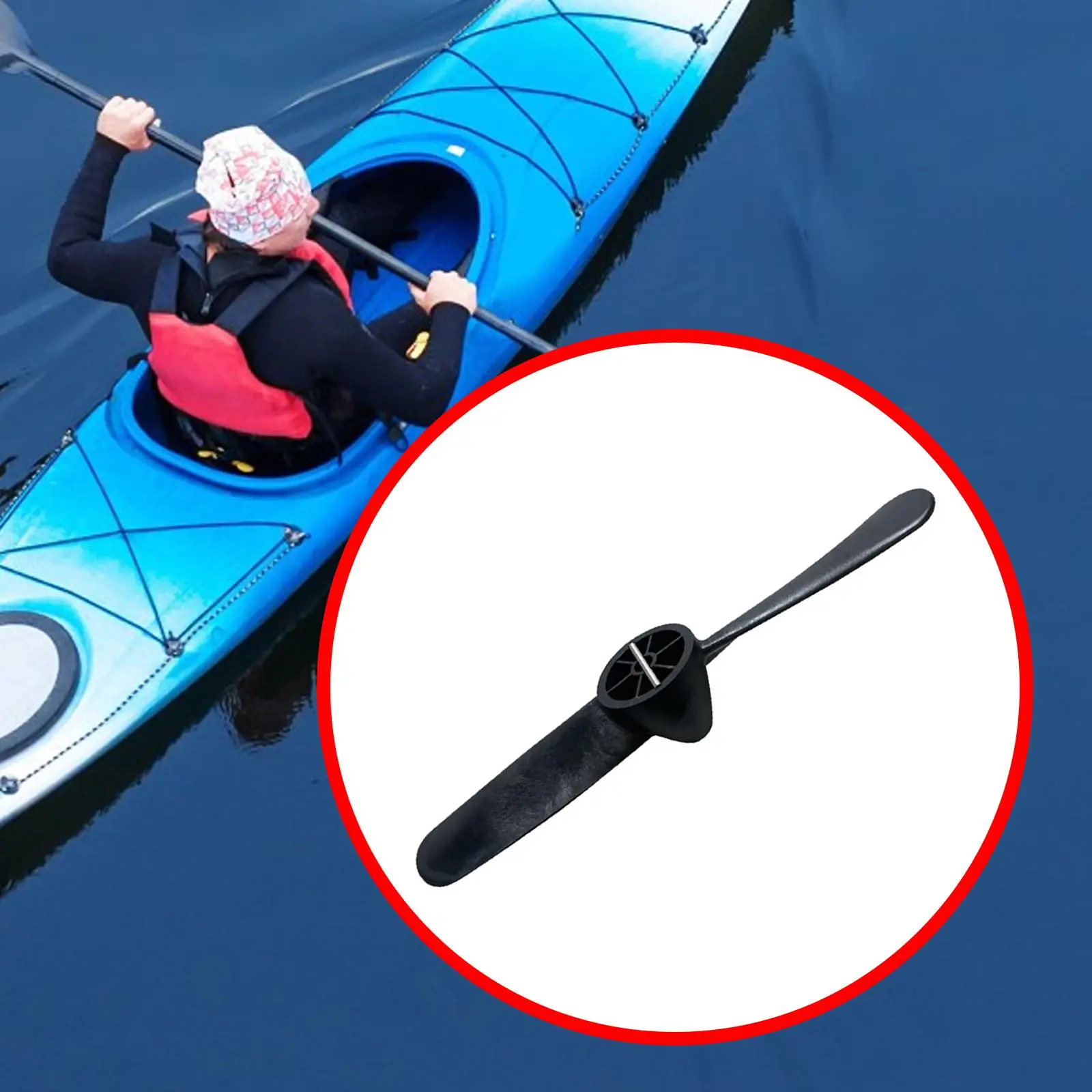 Kayak Pedal Propeller Blade Universal Equipment Support Outboard Motor Bracket for Topwater Sportsman Canoeing Sports Kayak