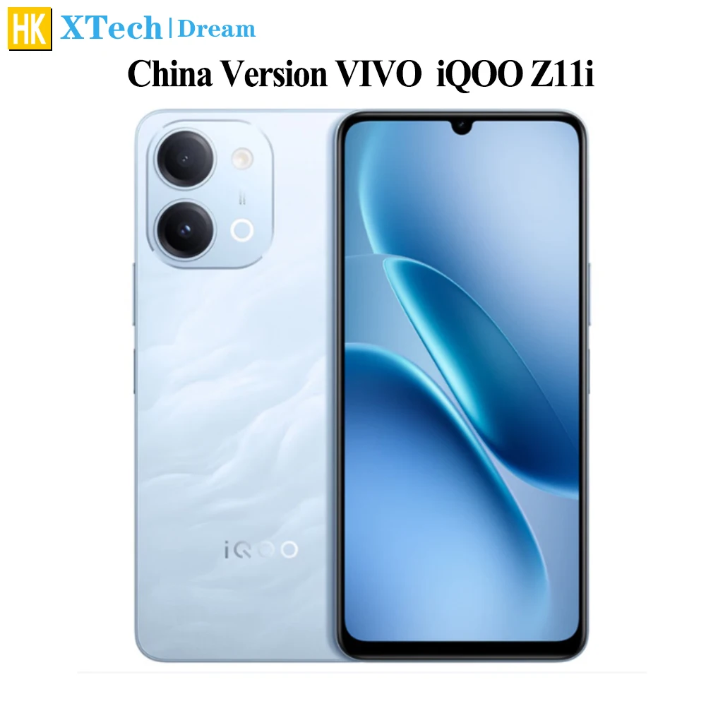 VIVO iQOO Z11i China Version New 6500mAh 15W Charging Snapdragon 4Gen2 Screen 6.74 Inch LCD 120Hz 13MP NFC OTA Update