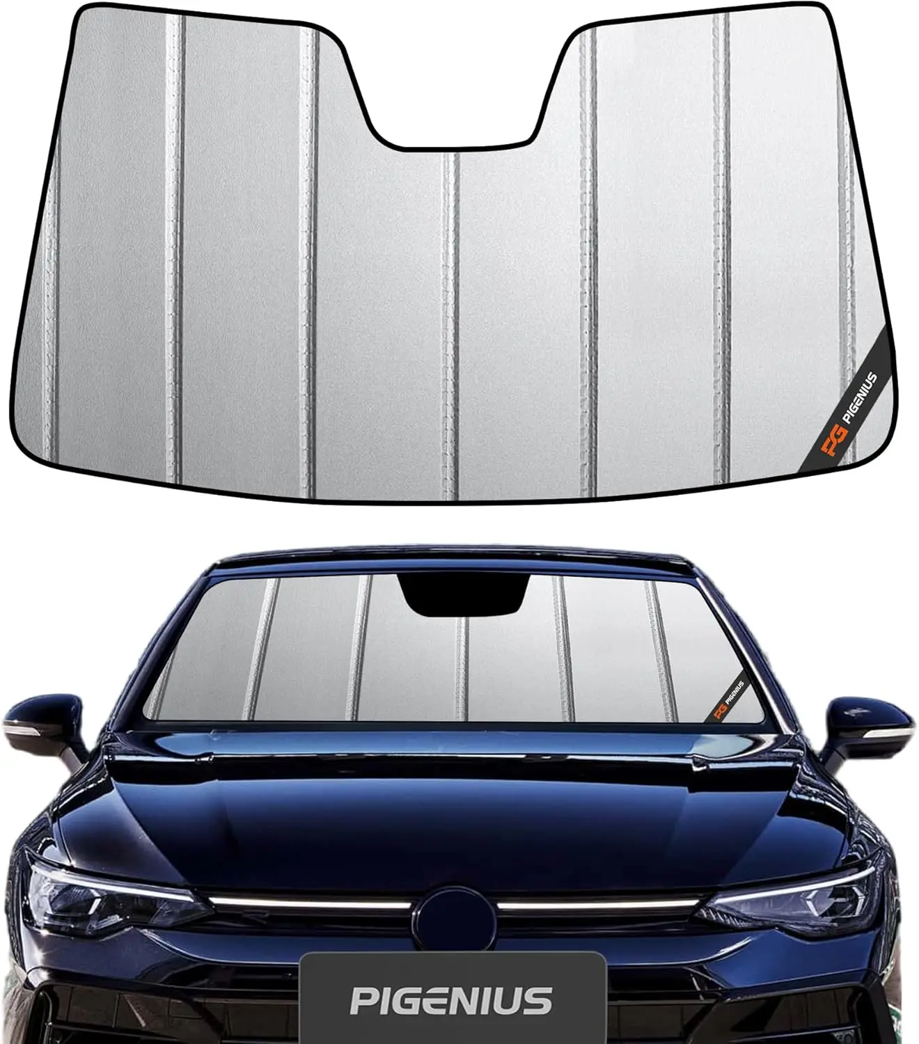 

Windshield Sunshade for Golf R/GTI 2022-2026 Front Window