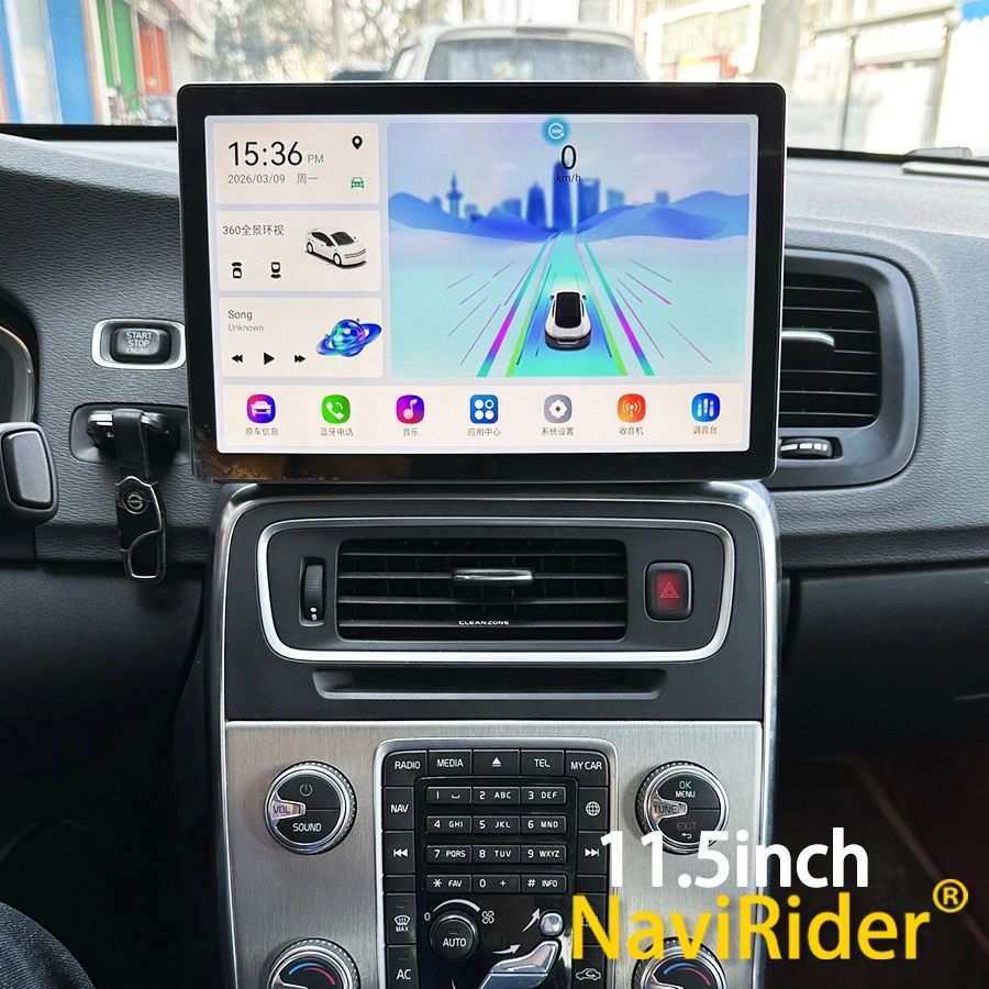 Dual System Android 15 Screen CarPlay For Volvo S60 V60 2010-2018 Car Radio GPS Navigation Multimedia Video Player Auto Stereo