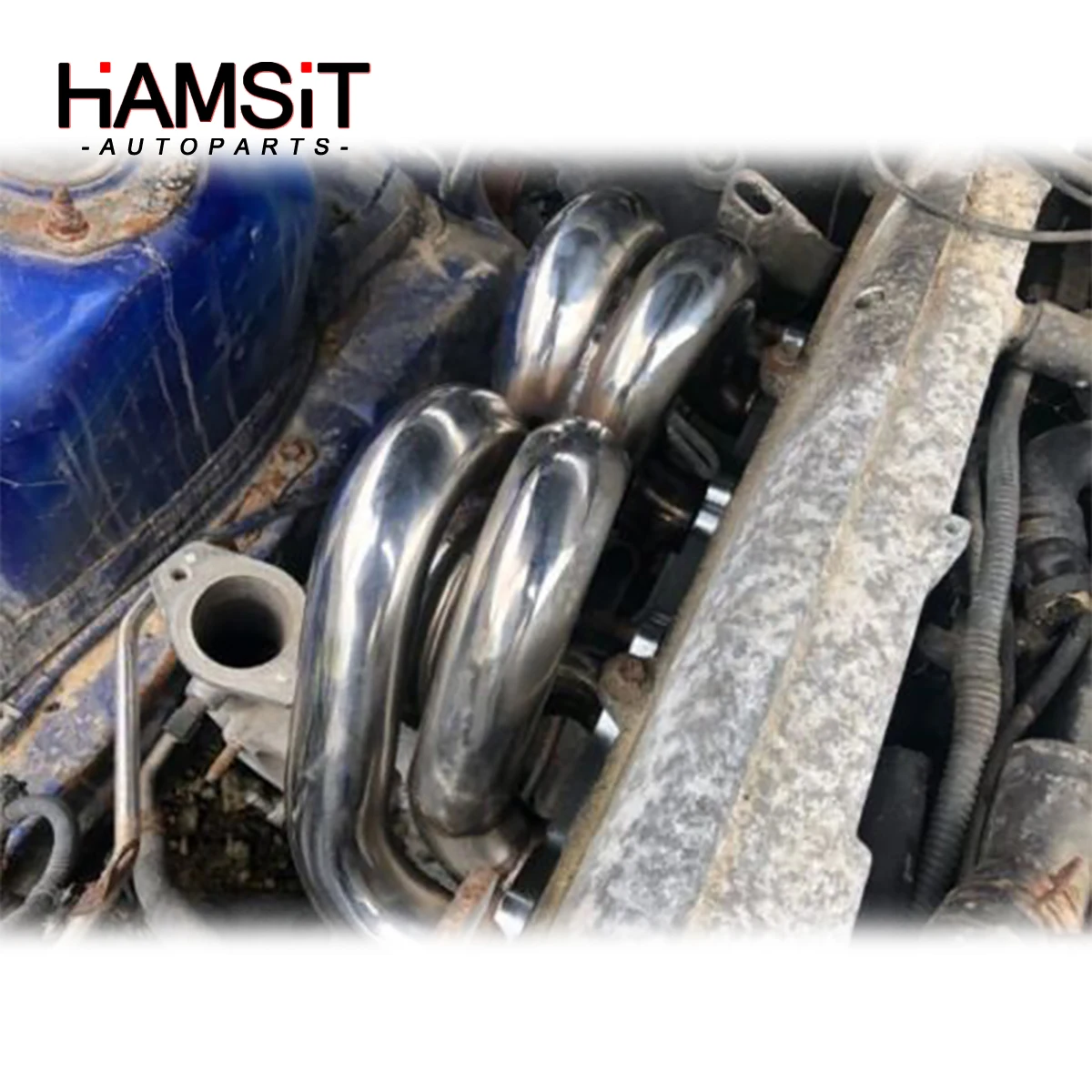 Hamsit Stainless Steel Exhaust Manifold For TOYOTA Mark II Chaser Soarer JZX100 JZZ30 1JZ-GTE vvt-i