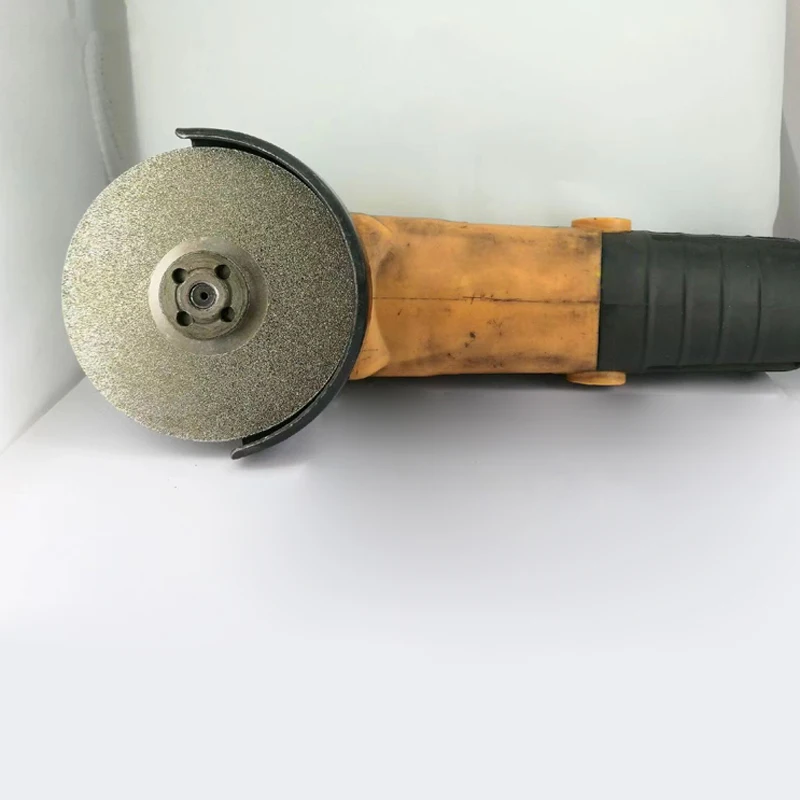 Imagem -03 - Dupla Face Diamante Grinding Disc Roda Lapidar Polegada 100x5x16 mm Cerâmica Pedras Preciosas Liga Rotary Ferramentas Abrasivas