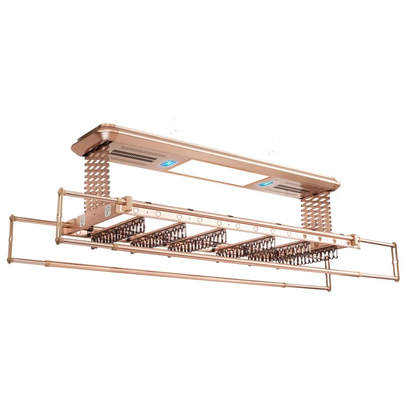 

Electric drying rack remote control lifting smart balcony automatic household telescopic drying rod