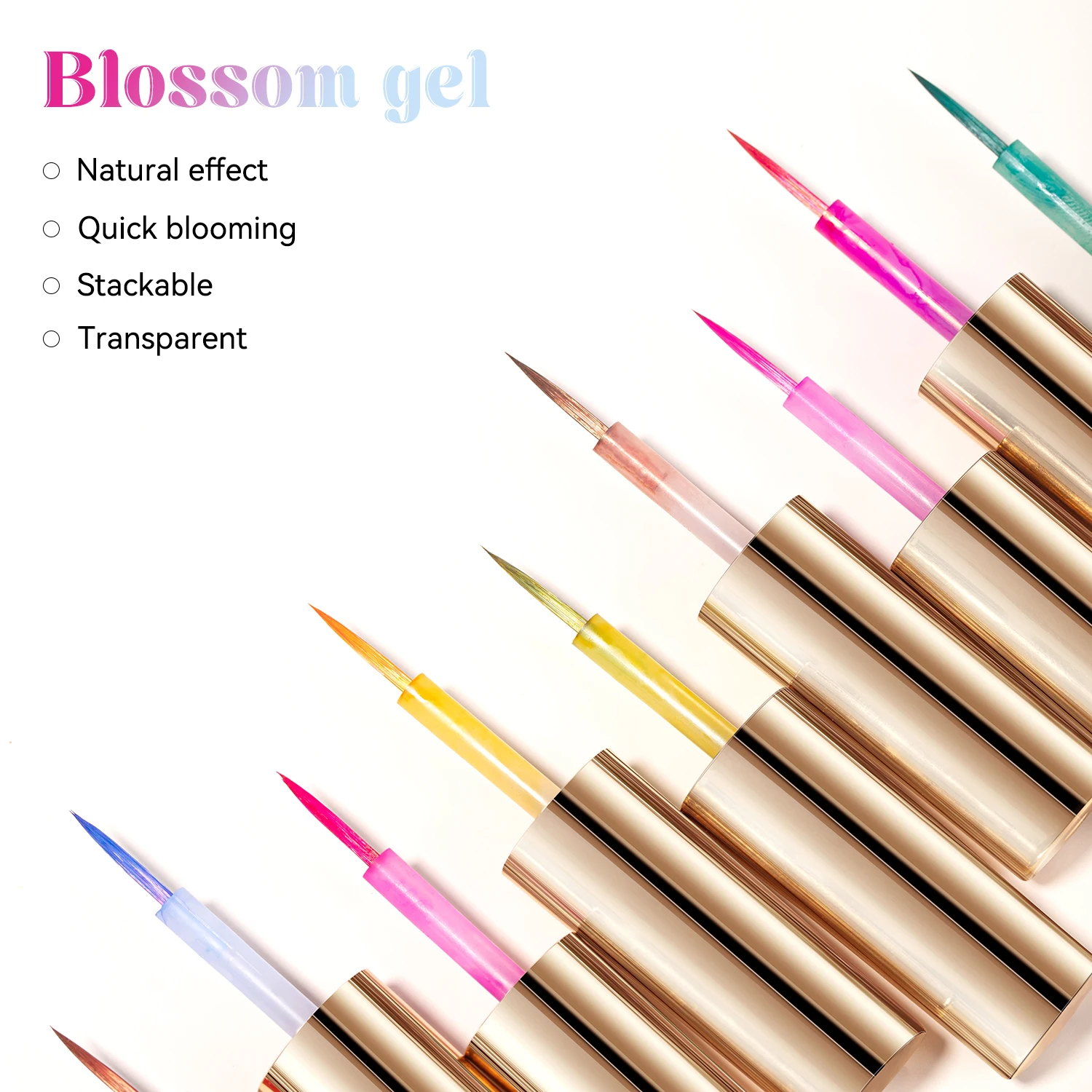 Vendeeni Professional Custom Nail Art Salon 12 Colors Marble Ink Alcohol TPO HEMA FREE OEM Custom Water Blooming Gel Polish Set