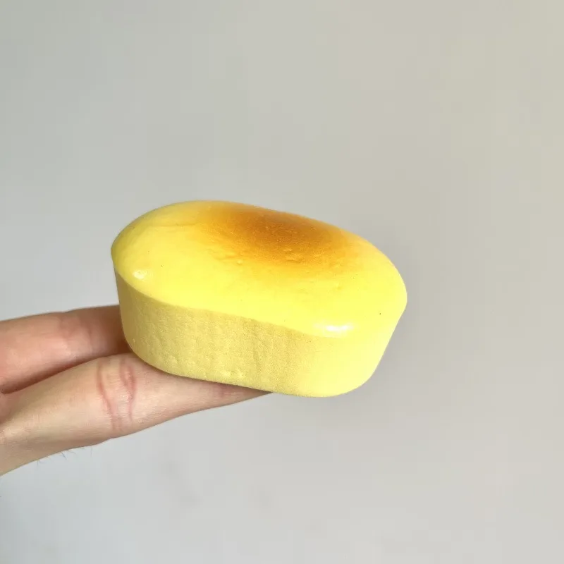 Squishy romige kaastaart langzaam stijgend ASMR-speeltje - superzacht zintuiglijk fidget voor stressverlichting en angst |   Cadeaus Kinderen Volwassenen