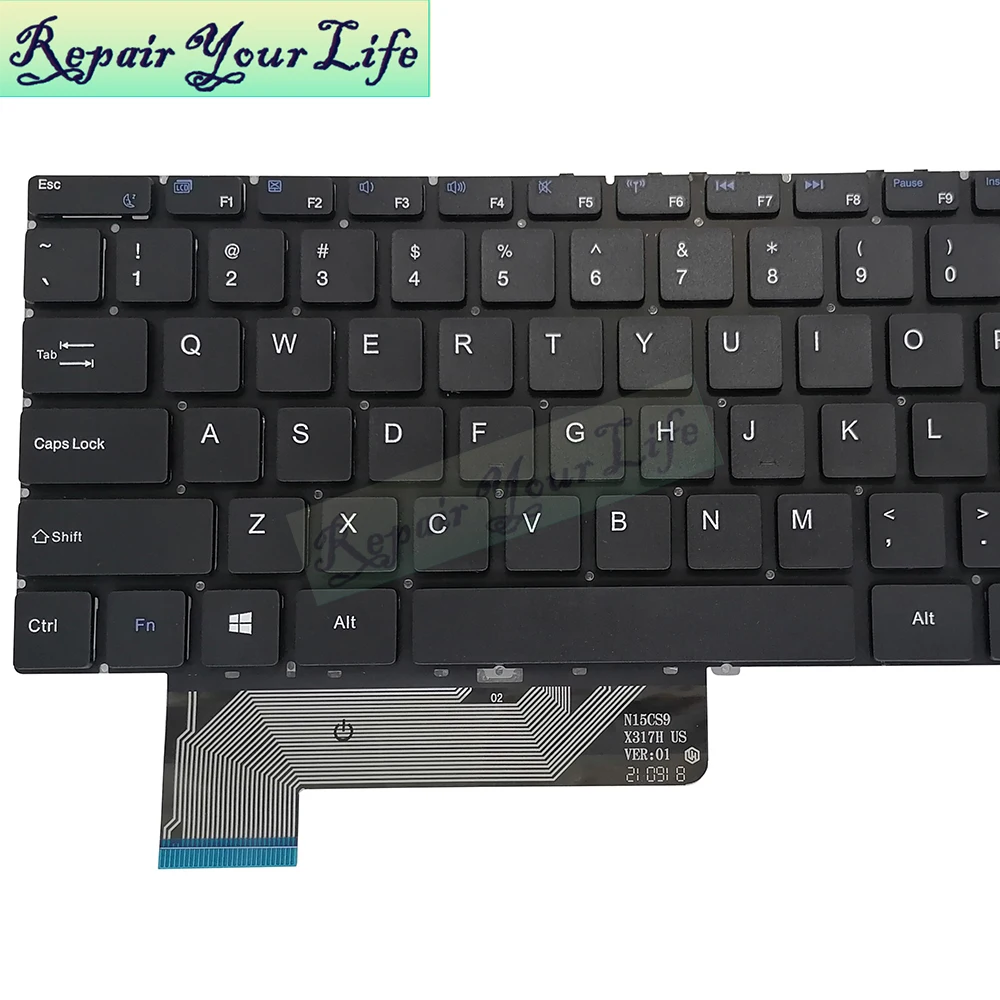 US Keyboard for Gateway 15.6'' Ultra Slim Notebook Gwtn156-1 Gwtn156-4/4bk Gwtn156-5 Gwtn156-5bl/5pr/5BK 5GR GWTN156-4BL/4GR/4PR