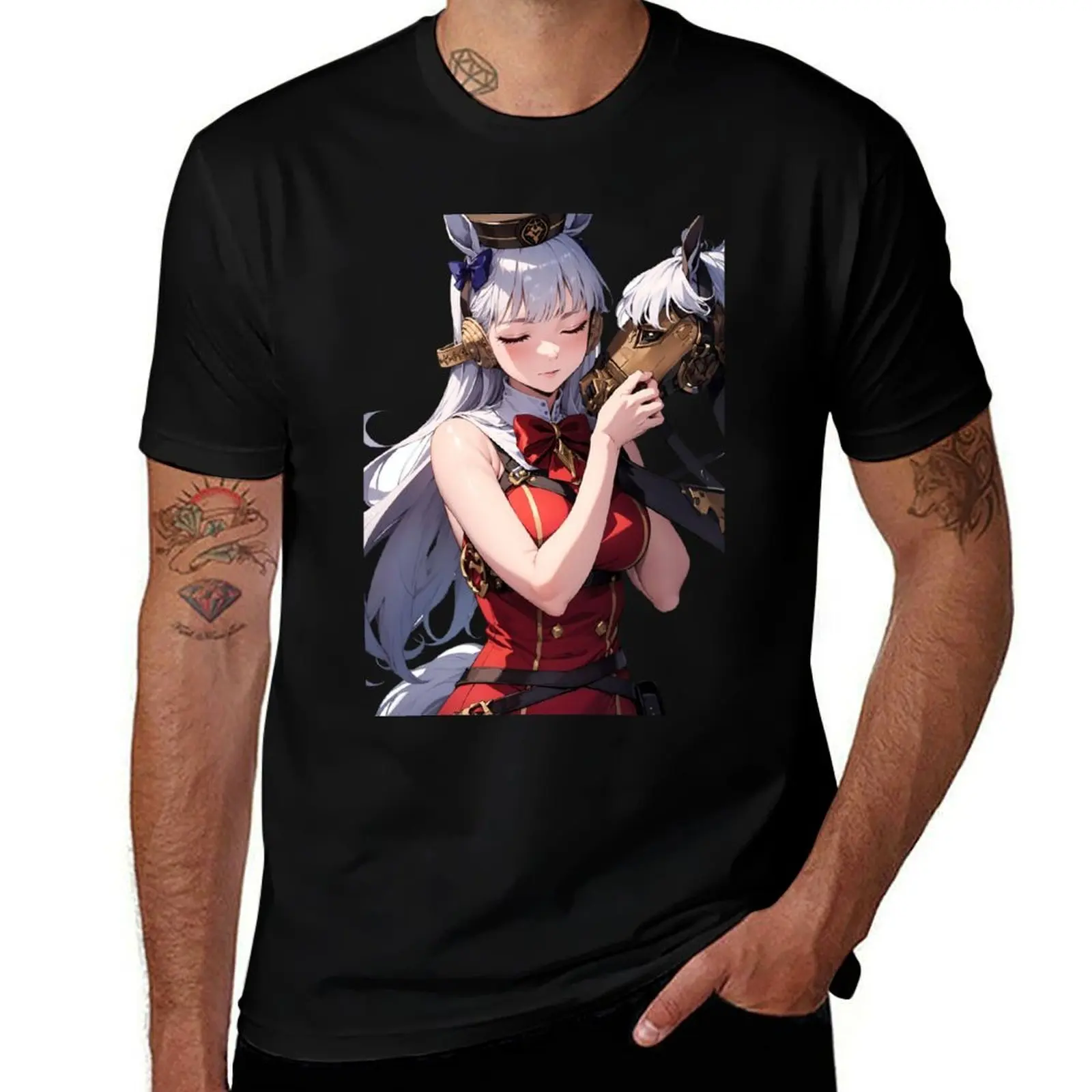 

Gold Ship #2 - Uma Musume Pretty Derby Fanart T-Shirt Luxury man Clothing t shirt men